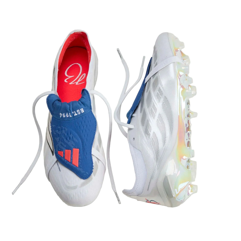 Adidas "Jude Bellingham" Predator Elite FT FG-FTWWHT/ZEROMT/ROYBLU product image 2, provided for visual reference and
