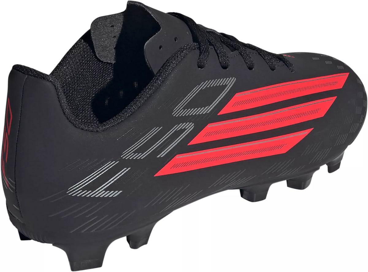 adidas F50 CLUB FG/MG JR - Core Black/Red product image 2, provided for visual reference and product detail review