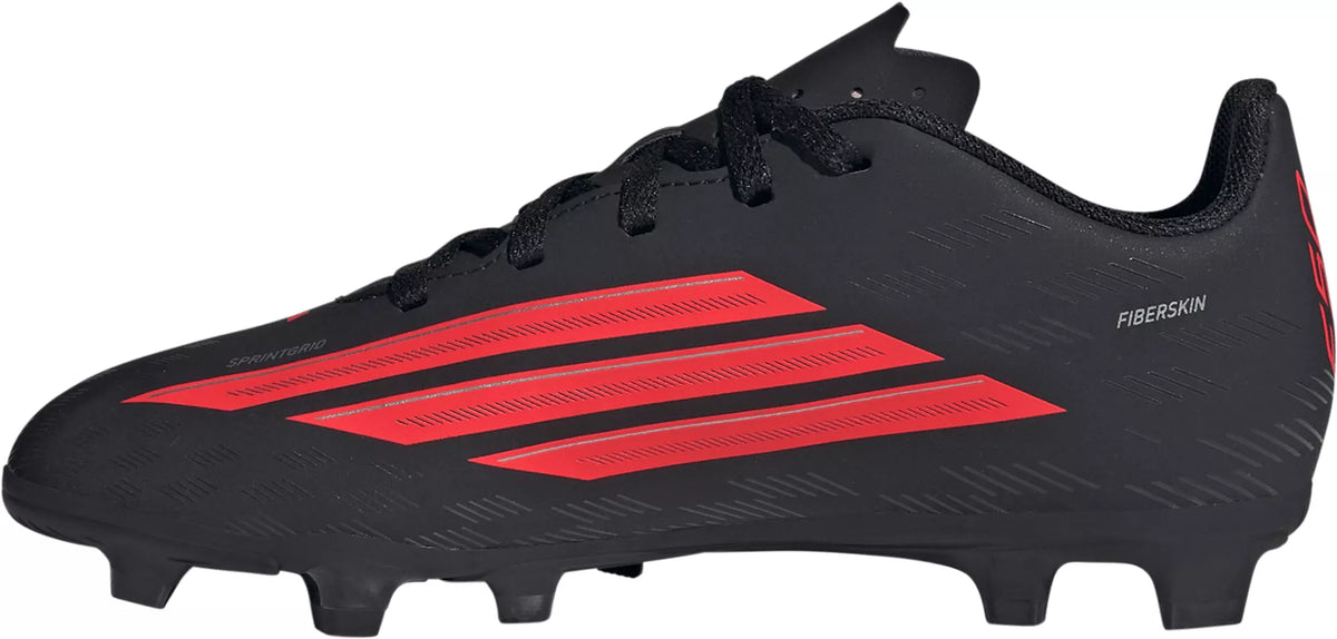 adidas F50 CLUB FG/MG JR - Core Black/Red product image 4, provided for visual reference and product detail review