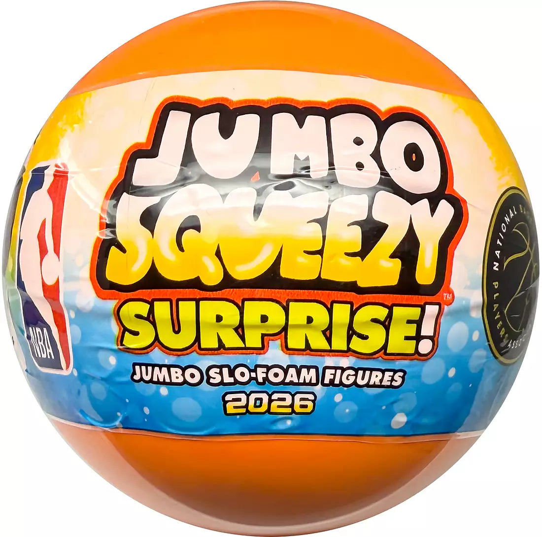 NBA Jumbo Squeezy Surprise! Giant Capsule 2026 product image 1, provided for visual reference and product detail review
