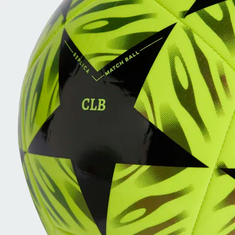 Adidas Champions League Budapest Club Soccer Ball 26/27 - SYELLO/BLACK product image 3, provided for visual reference and