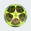 Adidas Champions League Budapest Club Soccer Ball 26/27 BLACK/SYELLO product image 1, provided for visual reference and