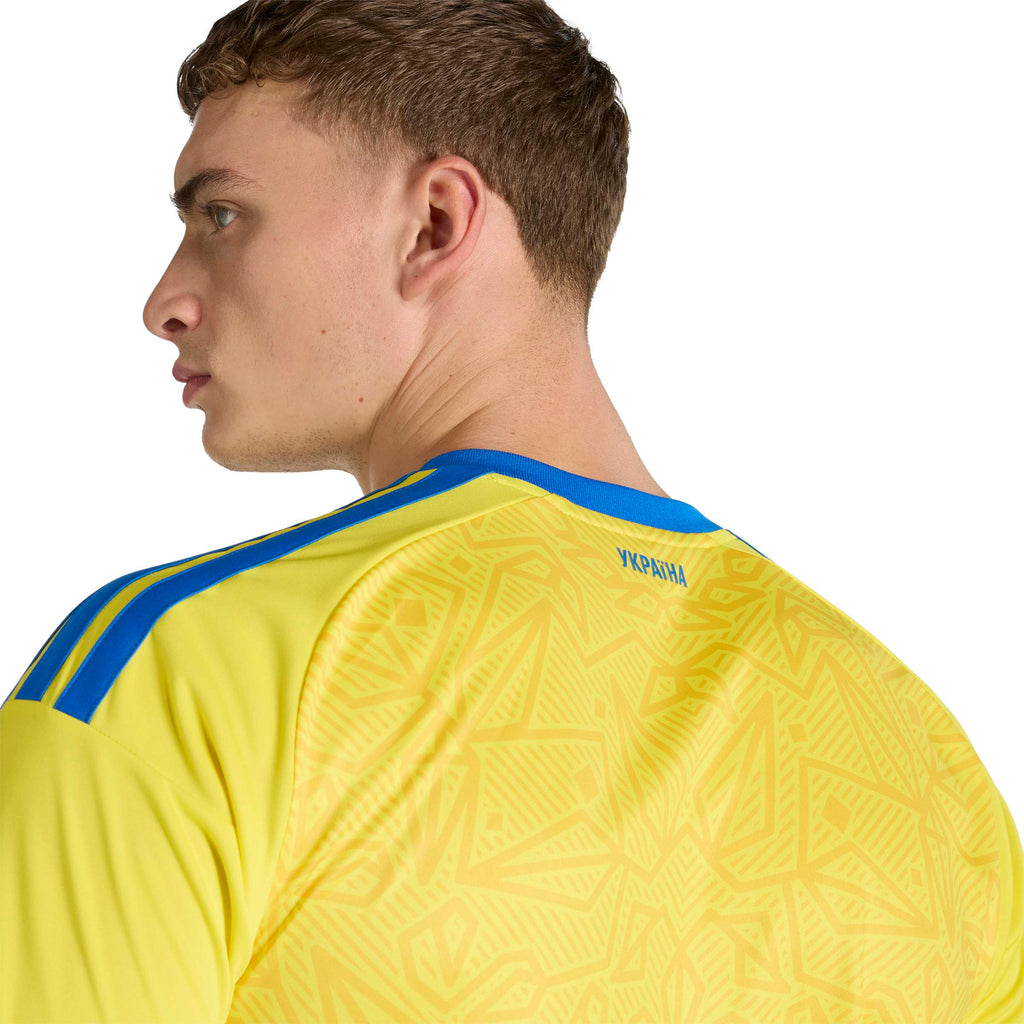 Adidas Ukraine Home Stadium Jersey 2026 product image 4, provided for visual reference and product detail review