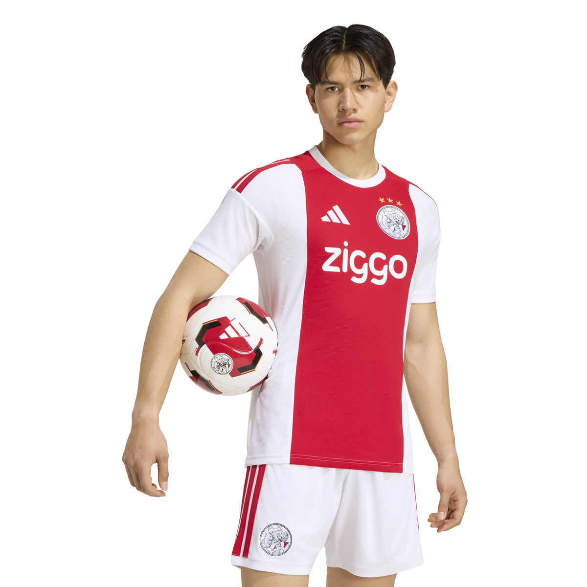 Adidas Men Ajax Amsterdam Home Stadium Jersey 26/27 product image 3, provided for visual reference and product detail review