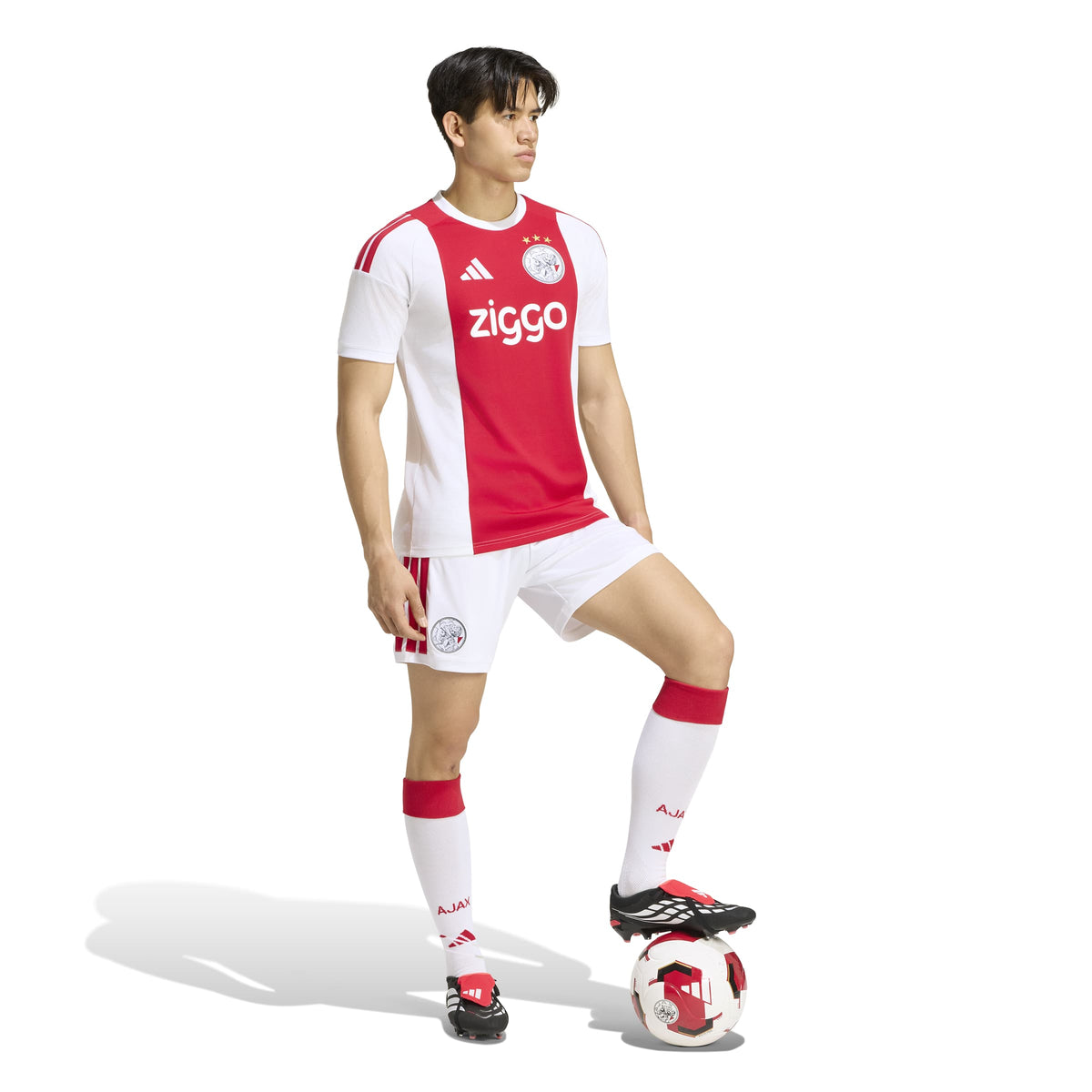 Adidas Men Ajax Amsterdam Home Stadium Jersey 26/27 product image 5, provided for visual reference and product detail review