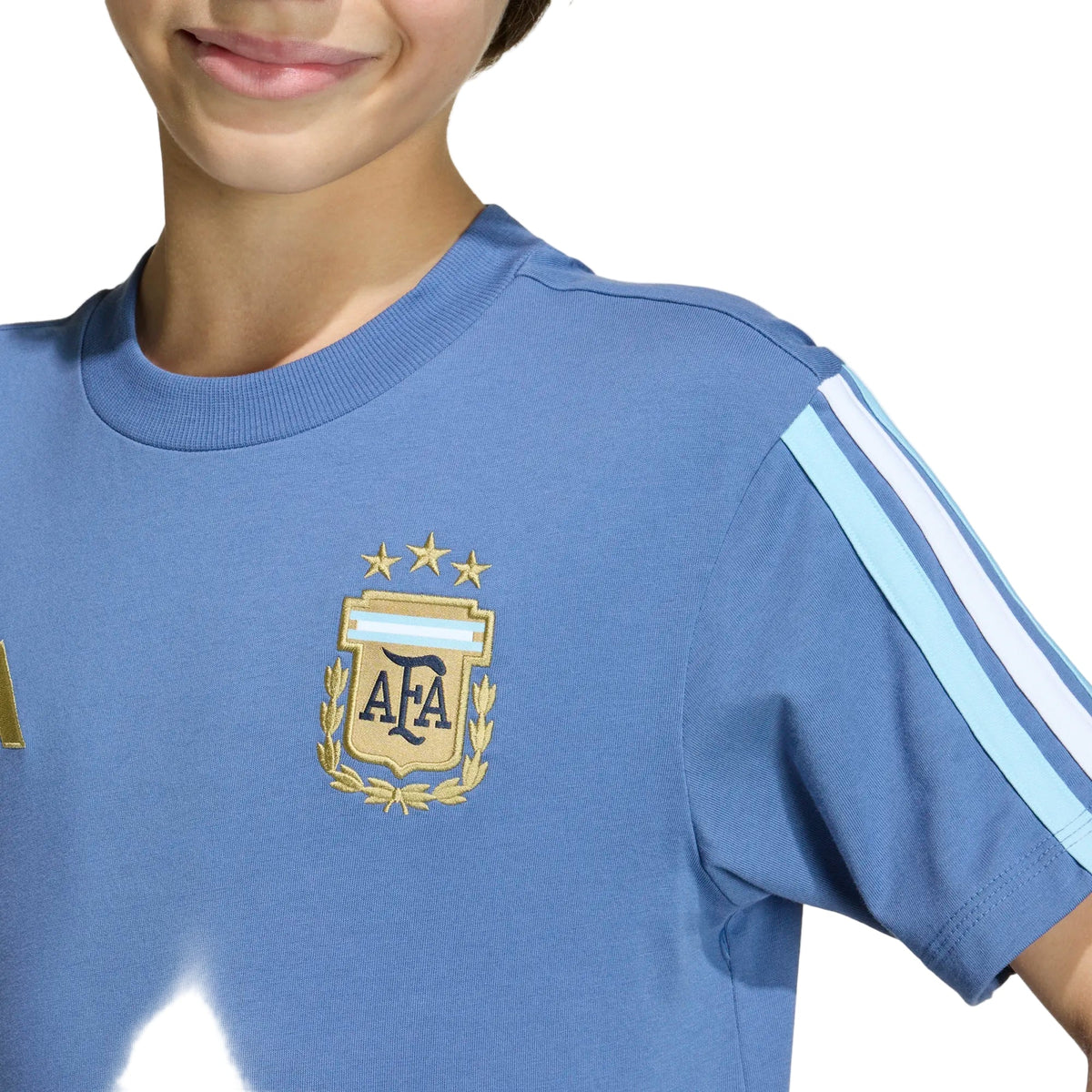 Adidas Youth Argentina DNA T-Shirt product image 3, provided for visual reference and product detail review