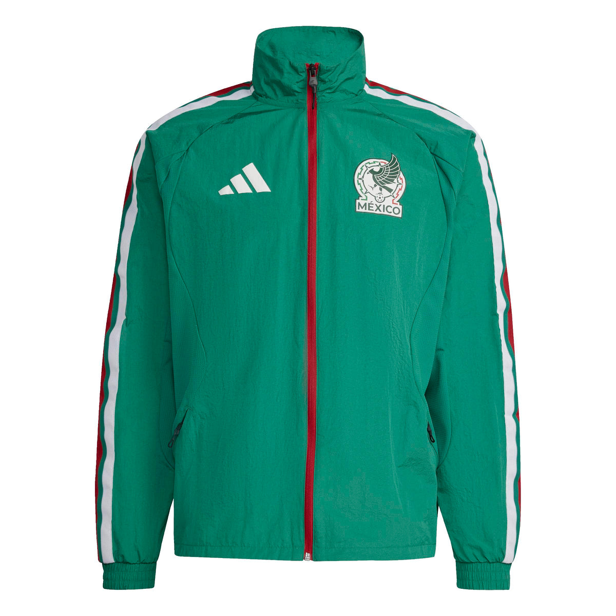 Adidas Men Mexico Home Anthem Jacket product image 1, provided for visual reference and product detail review