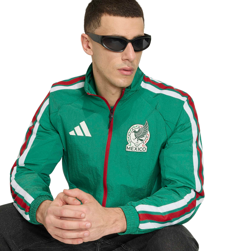 Adidas Men Mexico Home Anthem Jacket product image 3, provided for visual reference and product detail review