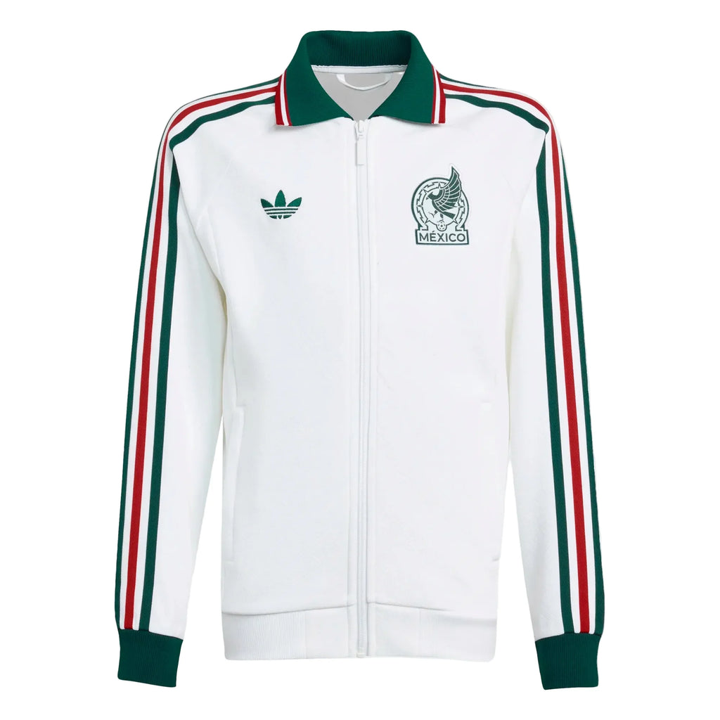Adidas Youth Mexico Away Anthem Jacket product image 1, provided for visual reference and product detail review