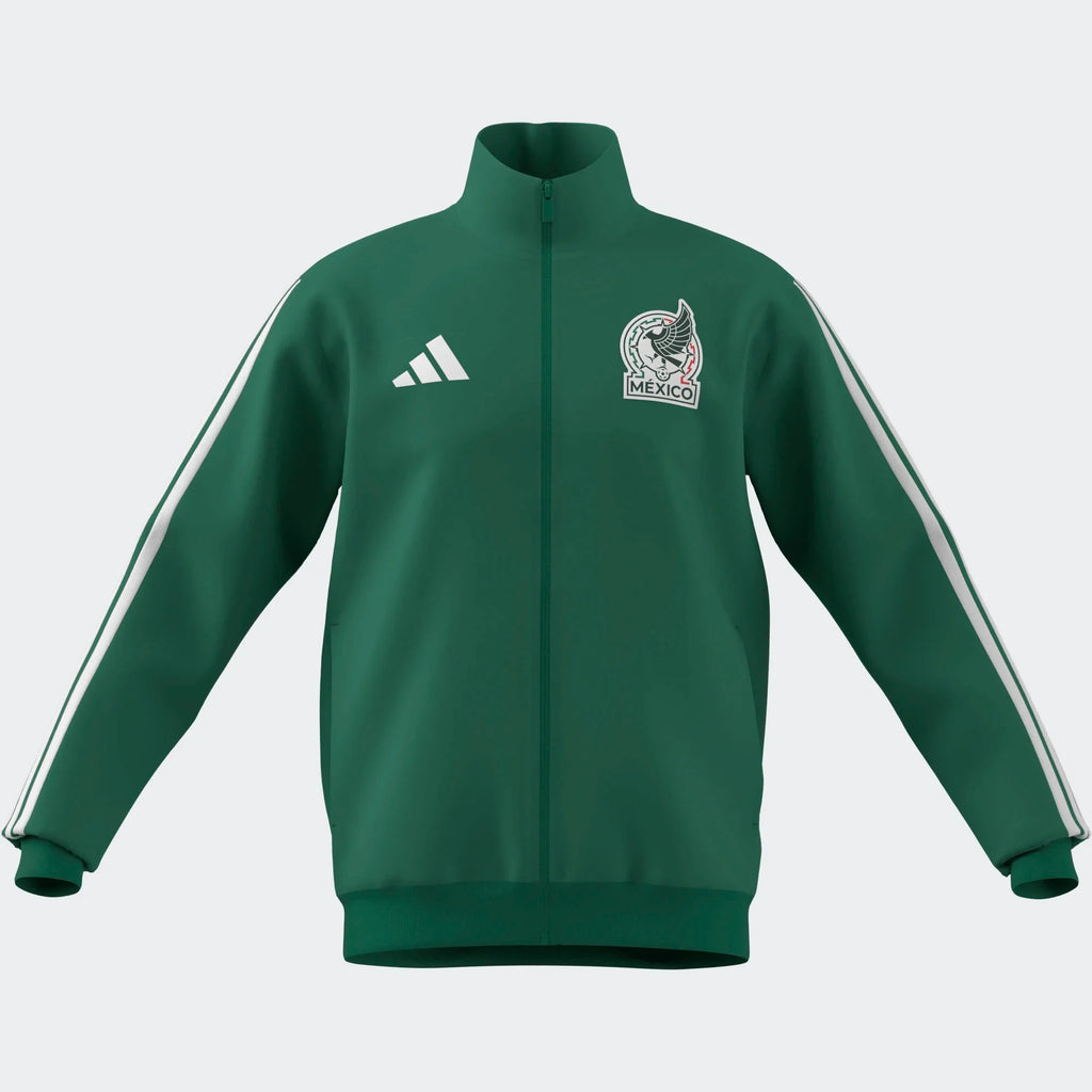 Adidas Men Mexico DNA Full-Zip Track Jacket- Green product image 1, provided for visual reference and product detail review