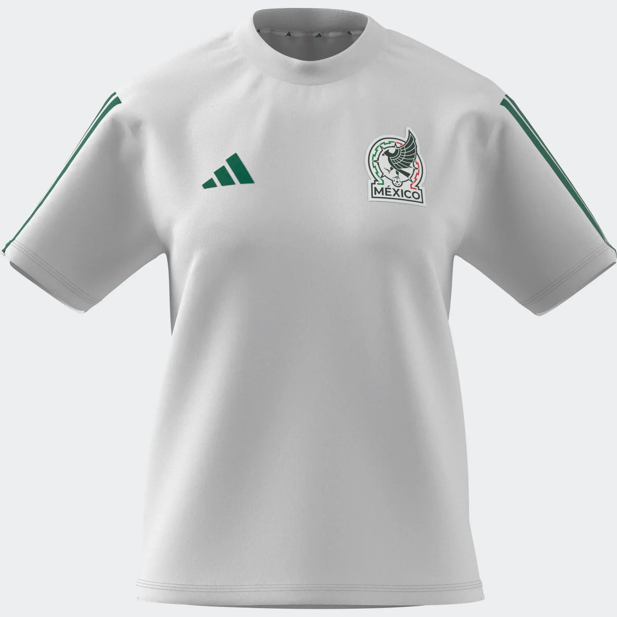 Adidas Women Mexico DNA T-Shirt-White product image 1, provided for visual reference and product detail review