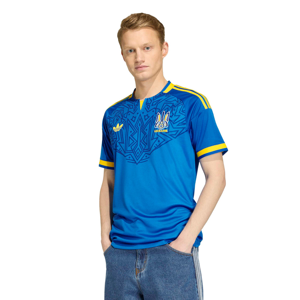 Adidas Ukraine Away Stadium Jersey 2026 product image 3, provided for visual reference and product detail review