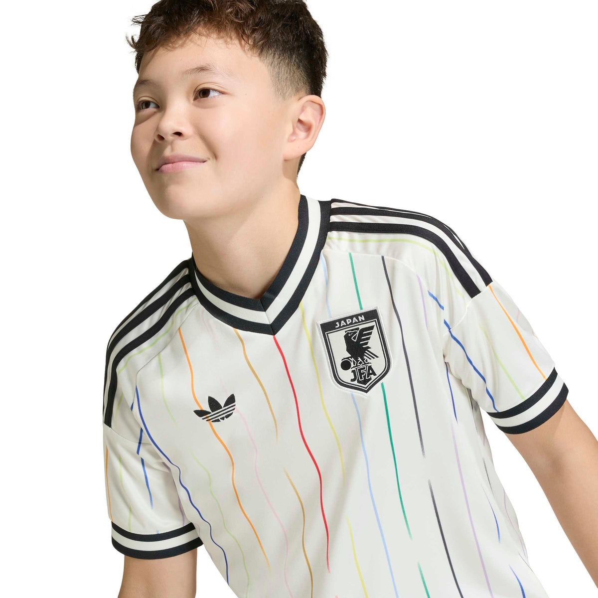 Adidas Youth Japan Away Replica Jersey 2026 product image 3, provided for visual reference and product detail review
