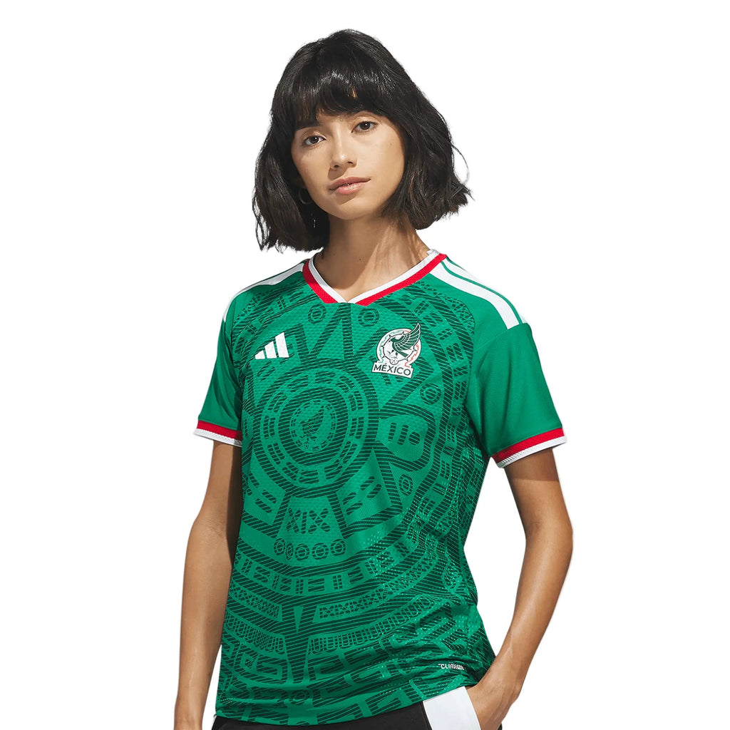 Adidas Women Authentic Mexico Home Stadium Jersey 2026 product image 3, provided for visual reference and product detail