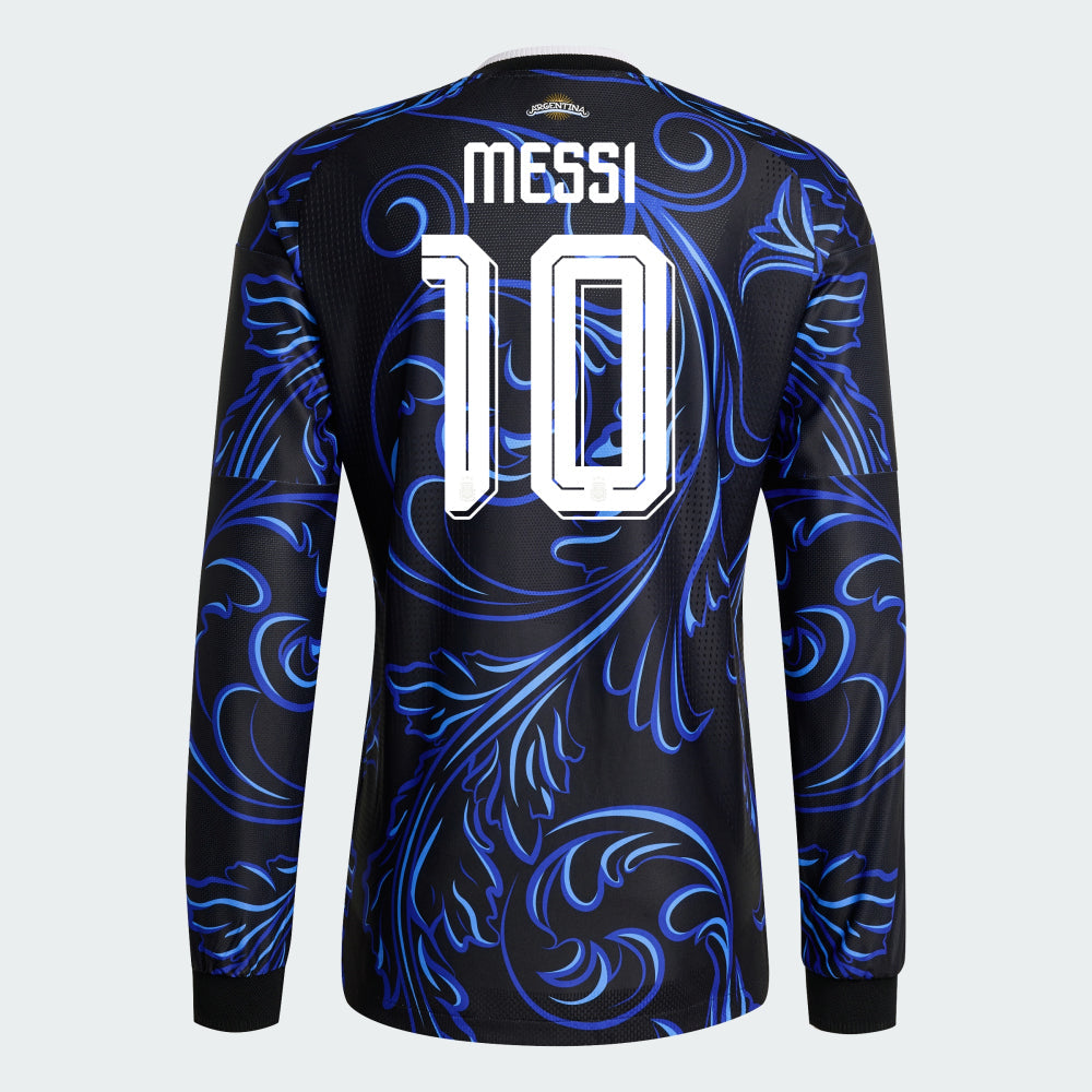 2026 Argentina National Team Authentic Long Sleeve Away Messi Jersey product image 2, provided for visual reference and