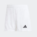 Adidas Women Tiro26 League Short Shorts-White/Black product image 1, provided for visual reference and product detail review