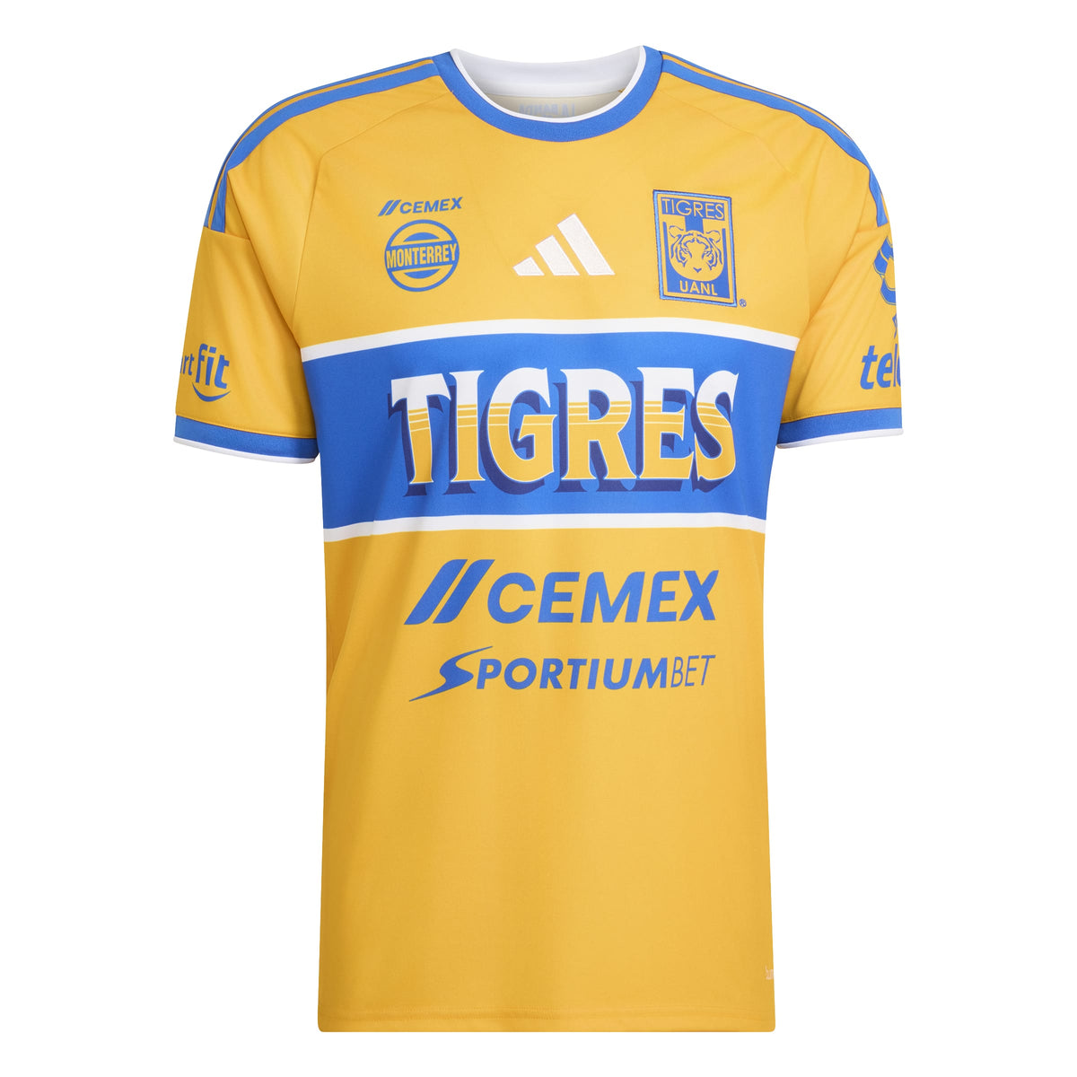 Adidas Men Tigres TUANL Home Stadium Jersey 26/27 product image 1, provided for visual reference and product detail review
