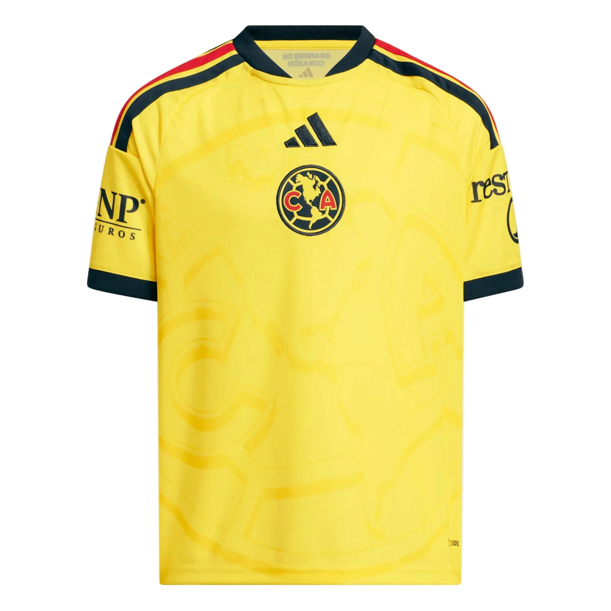Adidas Youth Club América Stadium Home Soccer Jersey 26/27 product image 1, provided for visual reference and product detail