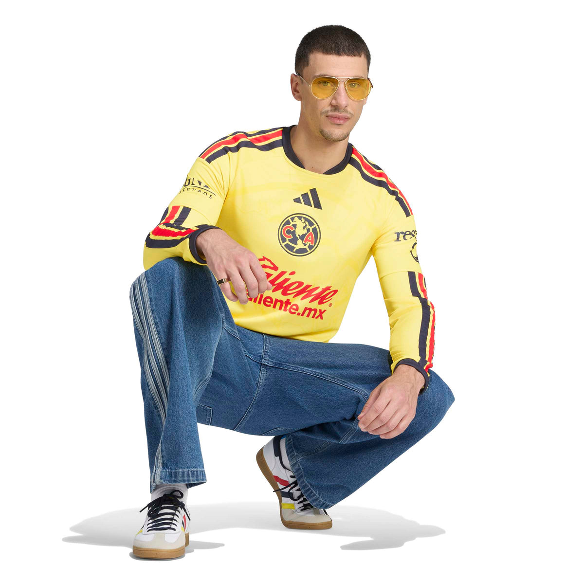 Adidas Club America Home Long Sleeve Jersey 26/27 product image 5, provided for visual reference and product detail review