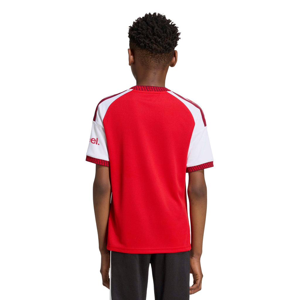 Adidas Youth Arsenal Home Stadium Jersey 26/27 product image 4, provided for visual reference and product detail review
