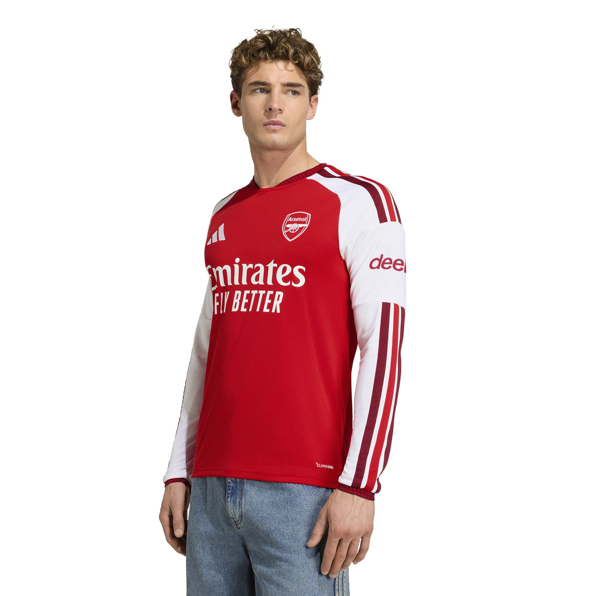 Adidas Men Arsenal FC Home Stadium Long Sleeve Jersey 26/27 product image 3, provided for visual reference and product