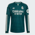 Adidas Real Madrid Long Sleeve Away Stadium Jersey 26/27 product image 1, provided for visual reference and product detail