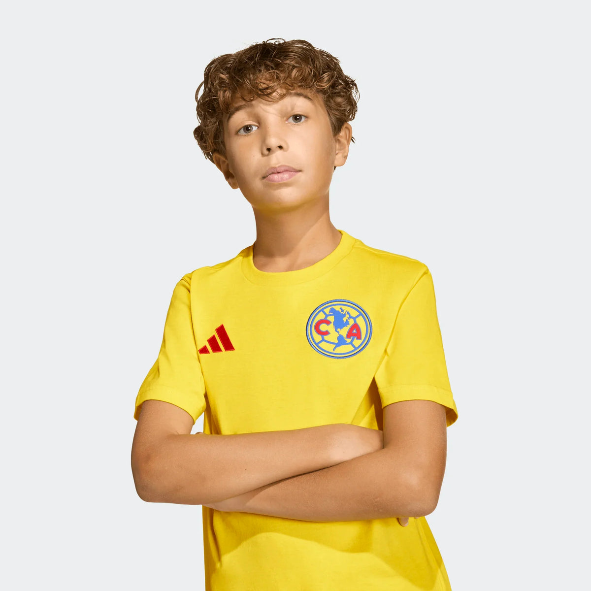 Adidas Kid's Club América T-Shirt product image 3, provided for visual reference and product detail review