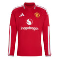Adidas Men Manchester United Long Sleeve Home Stadium Replica Jersey 26/27 product image 1, provided for visual reference