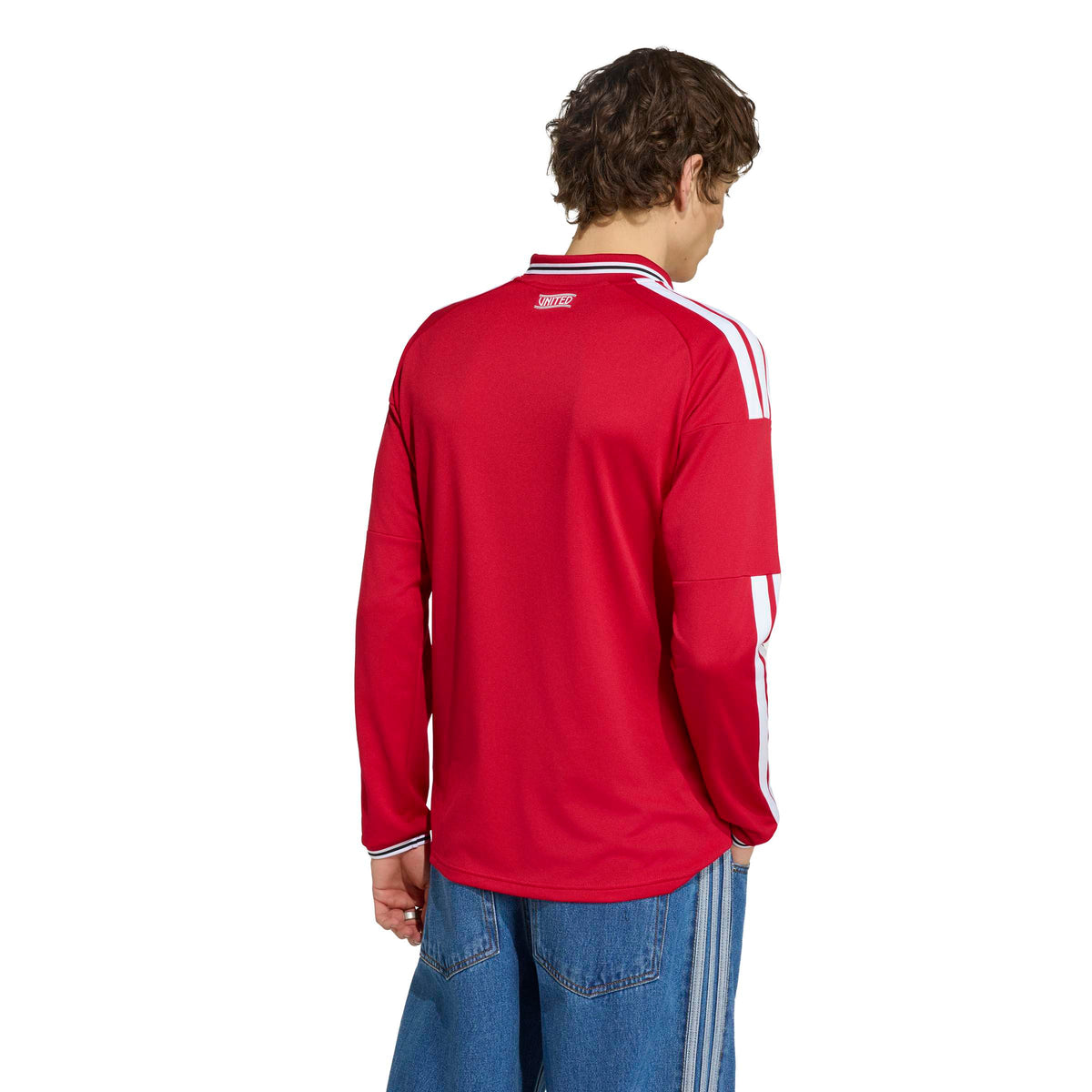 Adidas Men Manchester United Long Sleeve Home Stadium Replica Jersey 26/27 product image 4, provided for visual reference