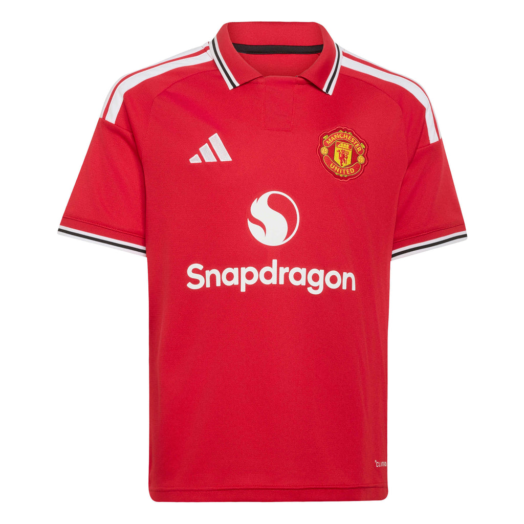 Adidas Youth Manchester United Home Stadium Jersey 26/27 product image 1, provided for visual reference and product detail