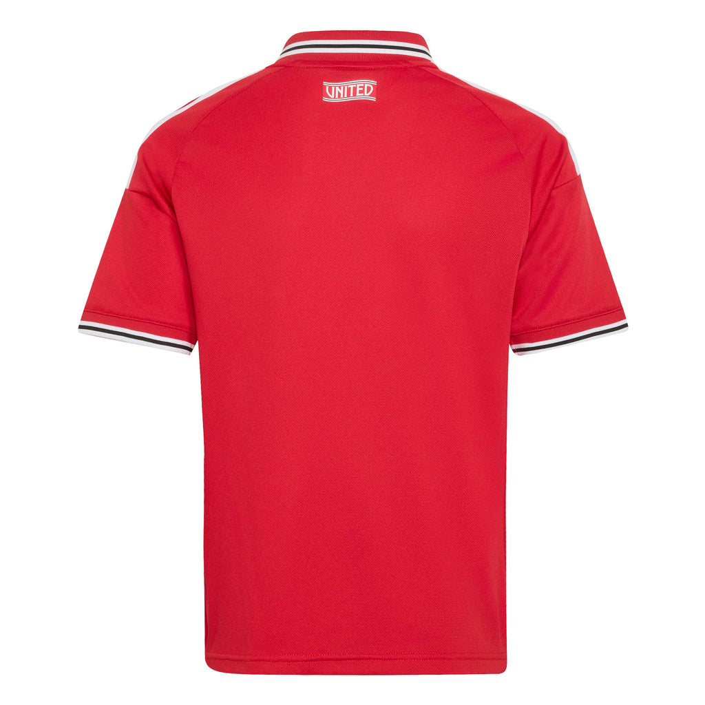Adidas Youth Manchester United Home Stadium Jersey 26/27 product image 2, provided for visual reference and product detail