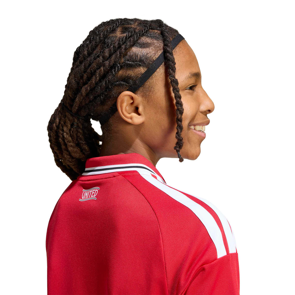 Adidas Youth Manchester United Home Stadium Jersey 26/27 product image 3, provided for visual reference and product detail