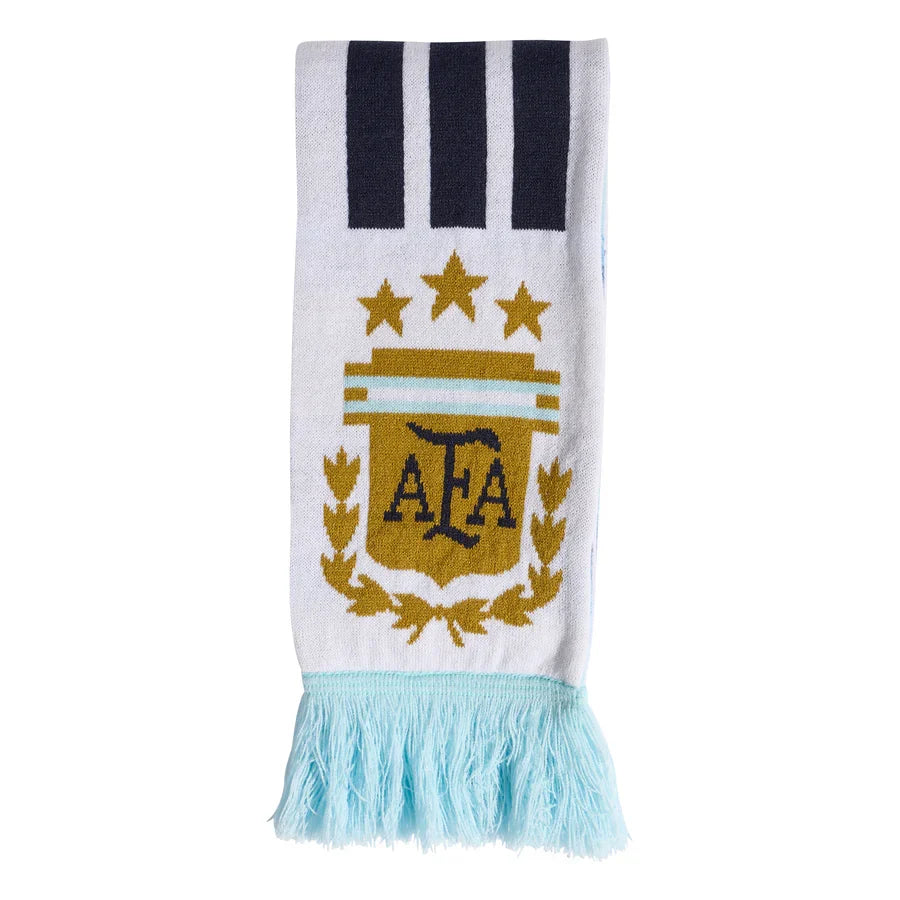 Adidas Argentina Soccer Scarf - Blue/White product image 2, provided for visual reference and product detail review