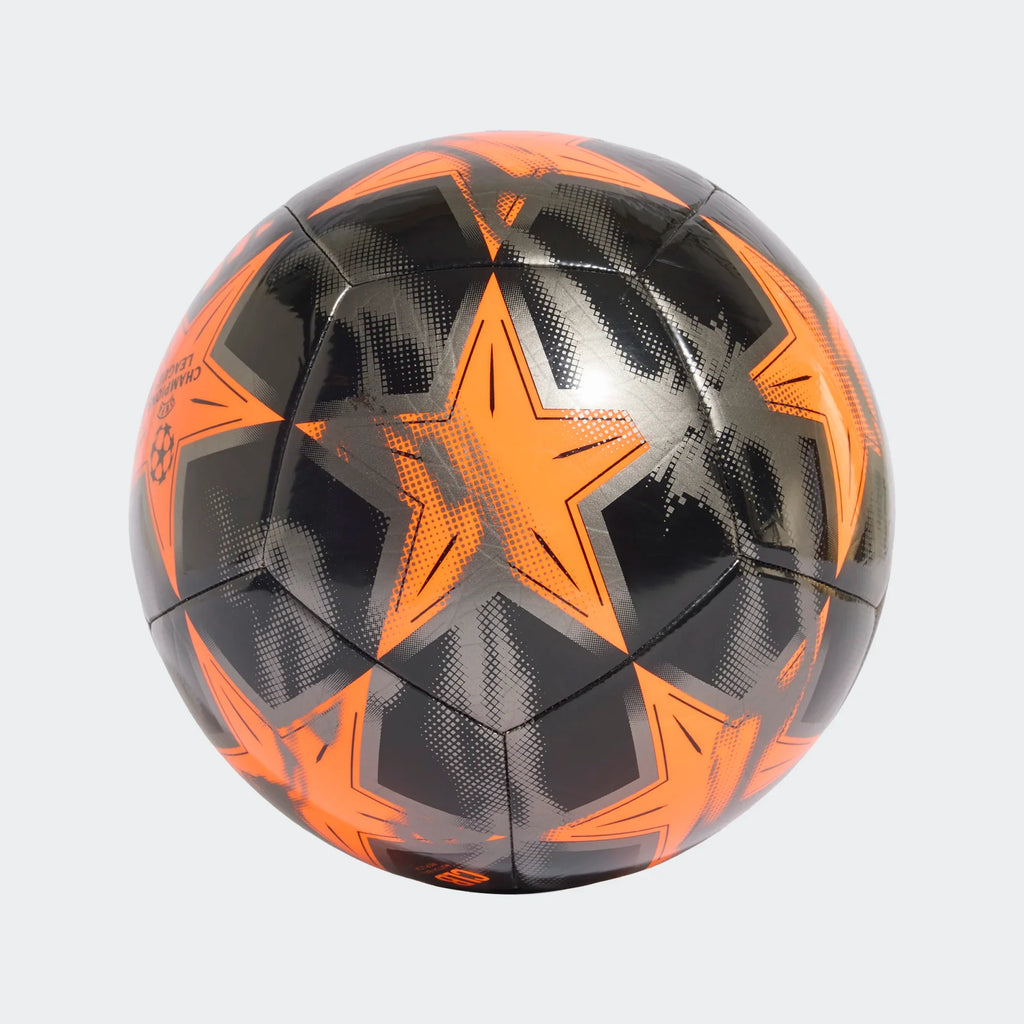 Adidas UEFA Champions League 26/27 Club Ball - BLACK/IRONMT/ORANGE product image 2, provided for visual reference and