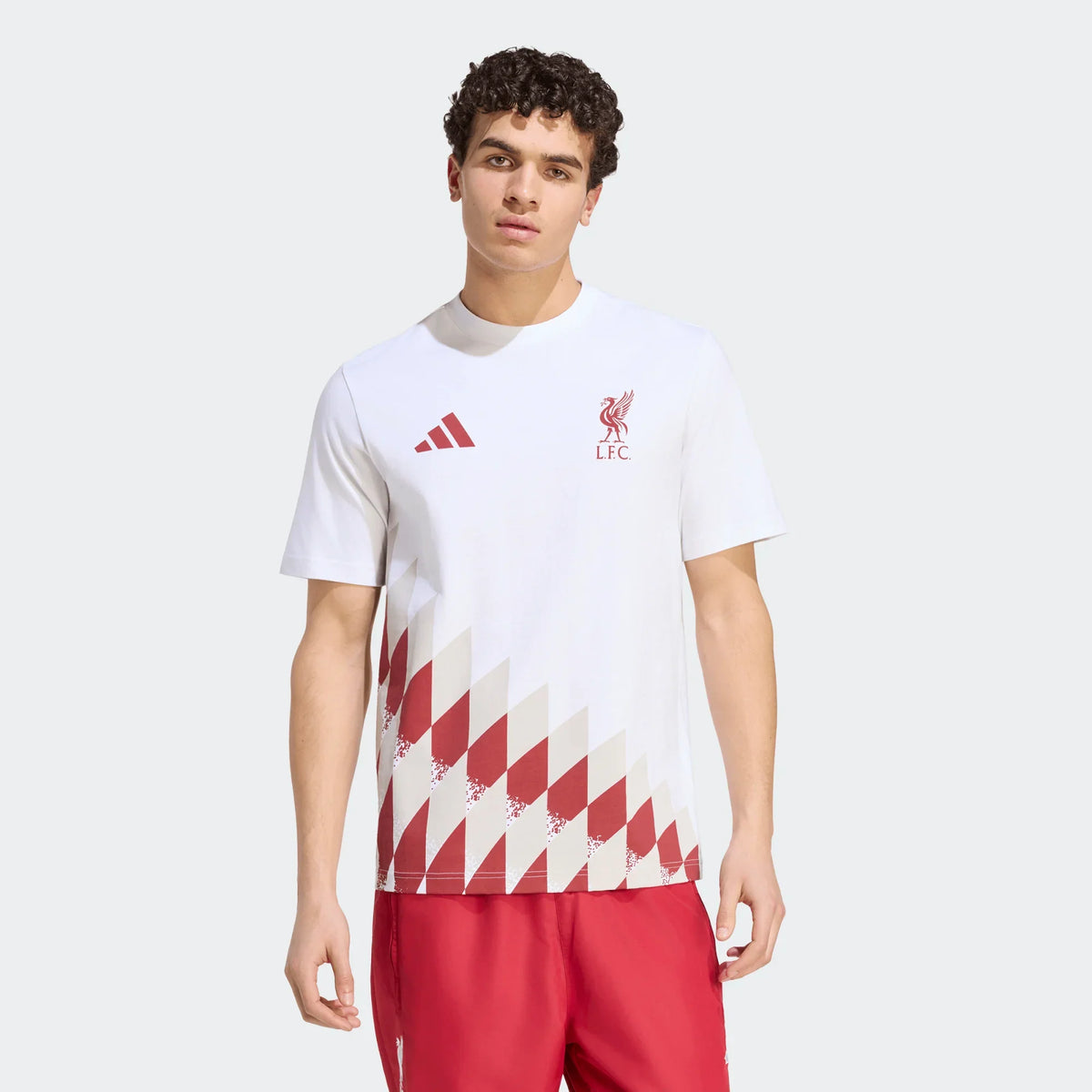Adidas Liverpool FC Stadium Graphic T-Shirt product image 2, provided for visual reference and product detail review
