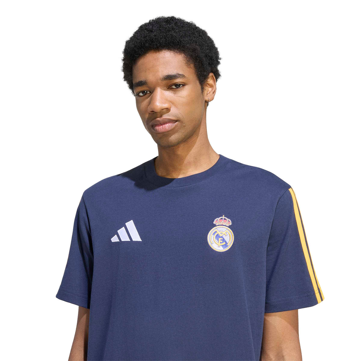 Adidas Real Madrid DNA T-Shirt / Navy product image 3, provided for visual reference and product detail review