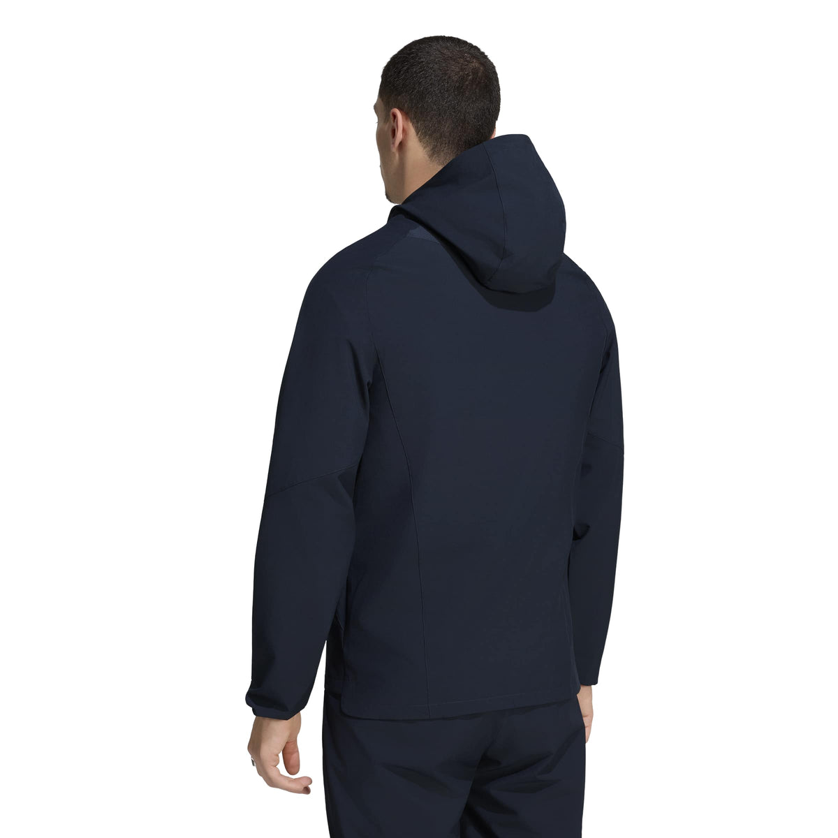 Adidas Real Madrid Tiro Travel Full Zip Windbreaker product image 3, provided for visual reference and product detail review