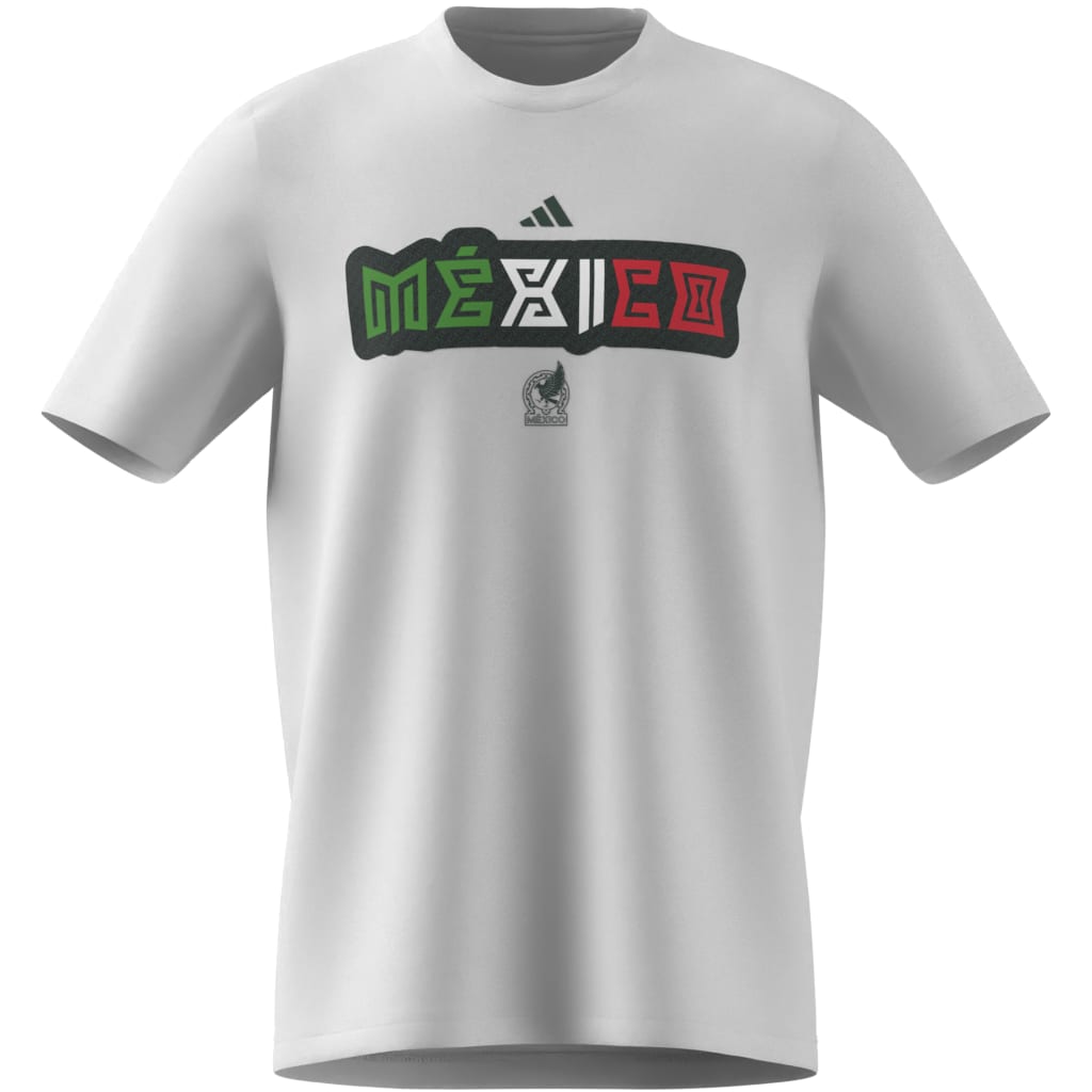 Adidas FIFA World Cup 26 Mexico Home Graphic T-Shirt - White product image 9, provided for visual reference and product