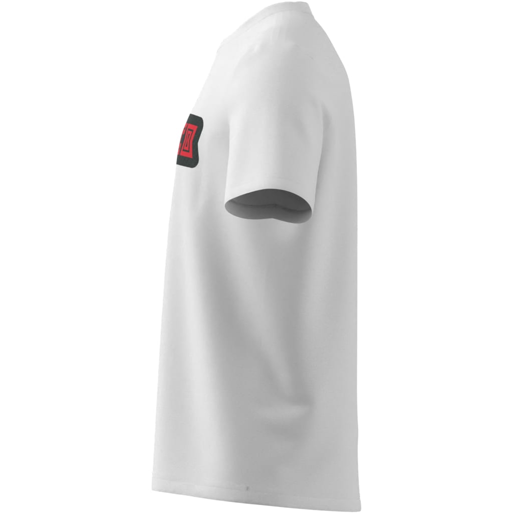 Adidas FIFA World Cup 26 Mexico Home Graphic T-Shirt - White product image 2, provided for visual reference and product