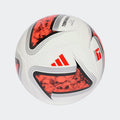 Adidas Bundesliga 26/27 Torfabrik CLUB Ball - WHITE/BLACK/SOLRED product image 1, provided for visual reference and product