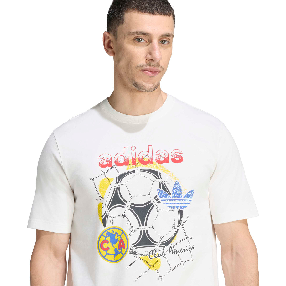 Adidas Club America Seasonal Graphic T-Shirt product image 3, provided for visual reference and product detail review