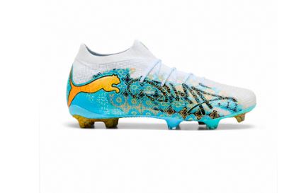 Puma Future 9 Ultimate Playmaker Fg - White-Vibrant Blue-Sun Stream-Light A product image 1, provided for visual reference