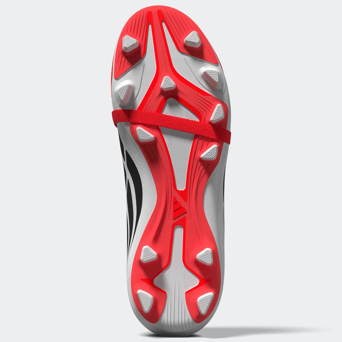 Adidas Jr Predator Club FG-LUCRED/CBLACK/FTWWHT product image 3, provided for visual reference and product detail review