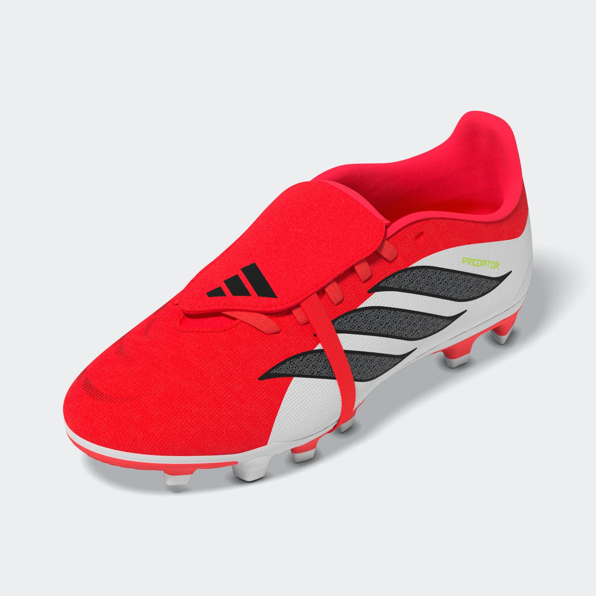 Adidas Jr Predator Club FG-LUCRED/CBLACK/FTWWHT product image 2, provided for visual reference and product detail review