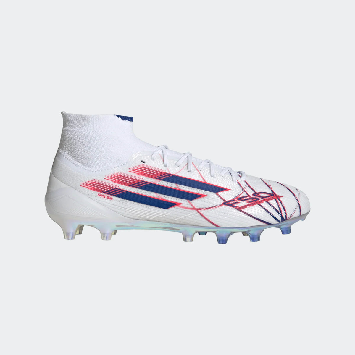 Adidas Women F50 SPARKFUSION Elite FG/AG-FTWWHT/ROYBLU/LUCRED product image 1, provided for visual reference and product