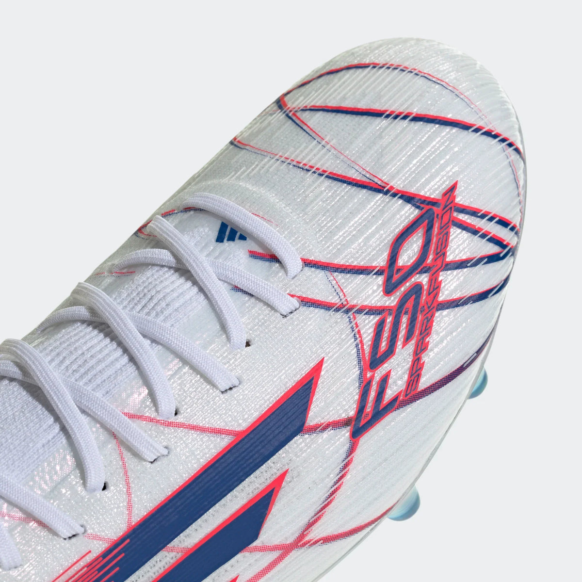 Adidas Women F50 SPARKFUSION Elite FG/AG-FTWWHT/ROYBLU/LUCRED product image 5, provided for visual reference and product