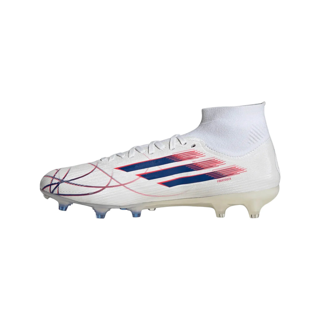 Adidas Women F50 SPARKFUSION Pro FG/AG-FTWWHT/ROYBLU/LUCRED product image 2, provided for visual reference and product