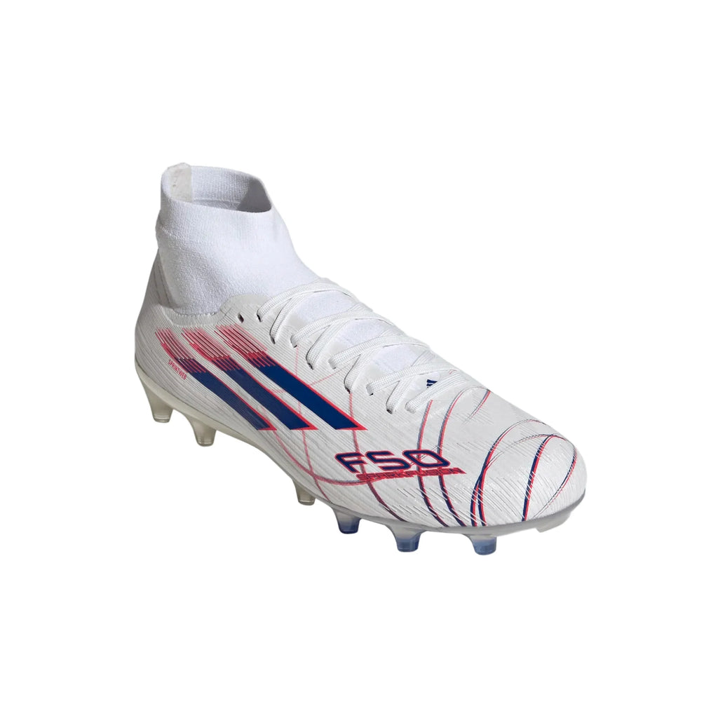 Adidas Women F50 SPARKFUSION Pro FG/AG-FTWWHT/ROYBLU/LUCRED product image 3, provided for visual reference and product