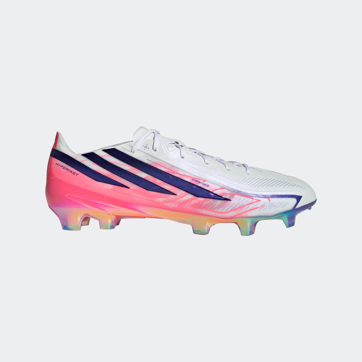 Adidas F50 Hyperfast Elite FG - FTWWHT/SOLPUR/SOLTUR product image 1, provided for visual reference and product detail review