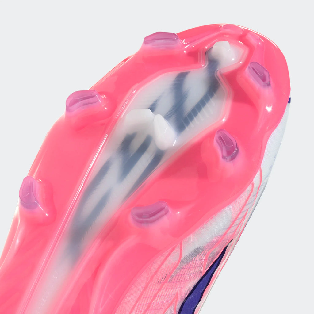 Adidas F50 Hyperfast Pro FG - FTWWHT/SOLPUR/SOLTUR product image 4, provided for visual reference and product detail review